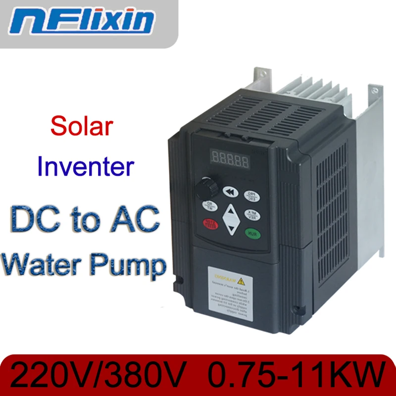 

Solar VFD frequency inverter 5hp 4kw three phase 380V AC Variable Frequency Drive Inverter For Water Pump Motor