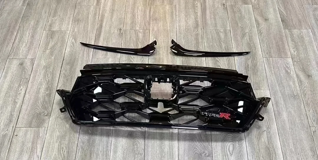 Glossy Black Front Upper Grille For 2023-2024 Honda CR-V CRV Sport & Hybrid Models