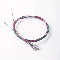 Premium Acoustic Guitar String Set - 6 High-Quality Replacement Strings - 1 Set(6Pcs) (Multicolor)