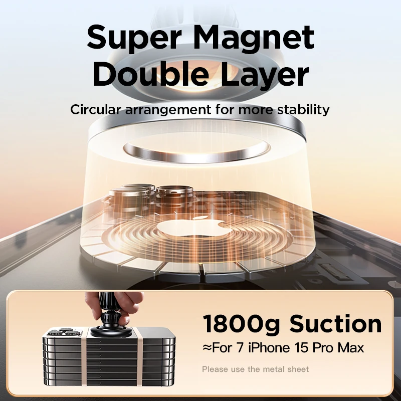 Joyroom Magnetic Car Phone Holder Mount Universal Air Vent & Dashboard Smartphone Stand Bracket Cell GPS Support in Car