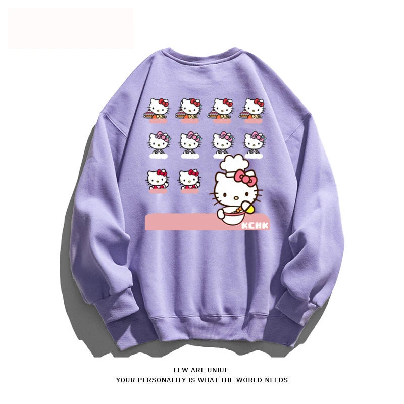 Hello Kitty Sweater Girls | Sanrio Hello Kitty Hoodie | Pink Hello Kitty  Sweater - Movies u0026 Tv - Aliexpress