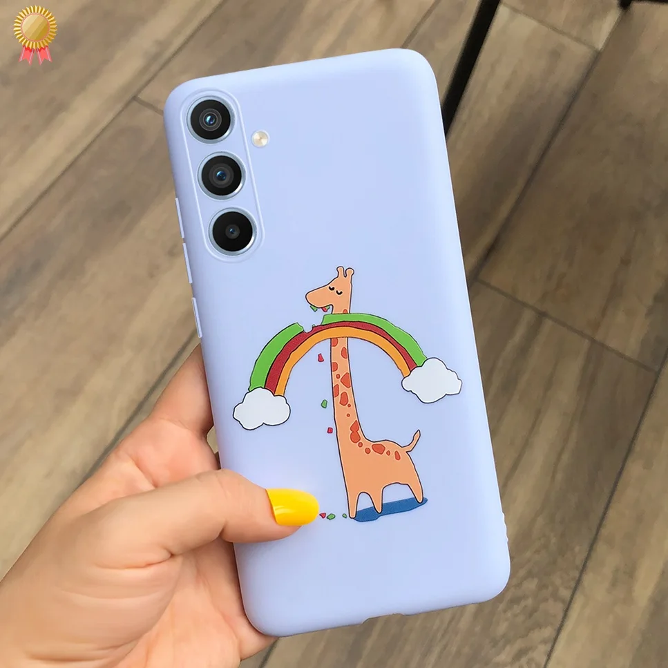 For Samsung Galaxy A24 A 24 4G Case 3D Cute Shockproof Silicone Cartoon Back Cover For Samsung A24 SM-A246M A2 4 5G Funda