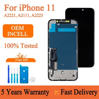 LCD di alta qualità per iPhone 11 Display Touch Screen testato al 100% Display Digitizer Assembly per pannello di ricambio LCD iPhone 11