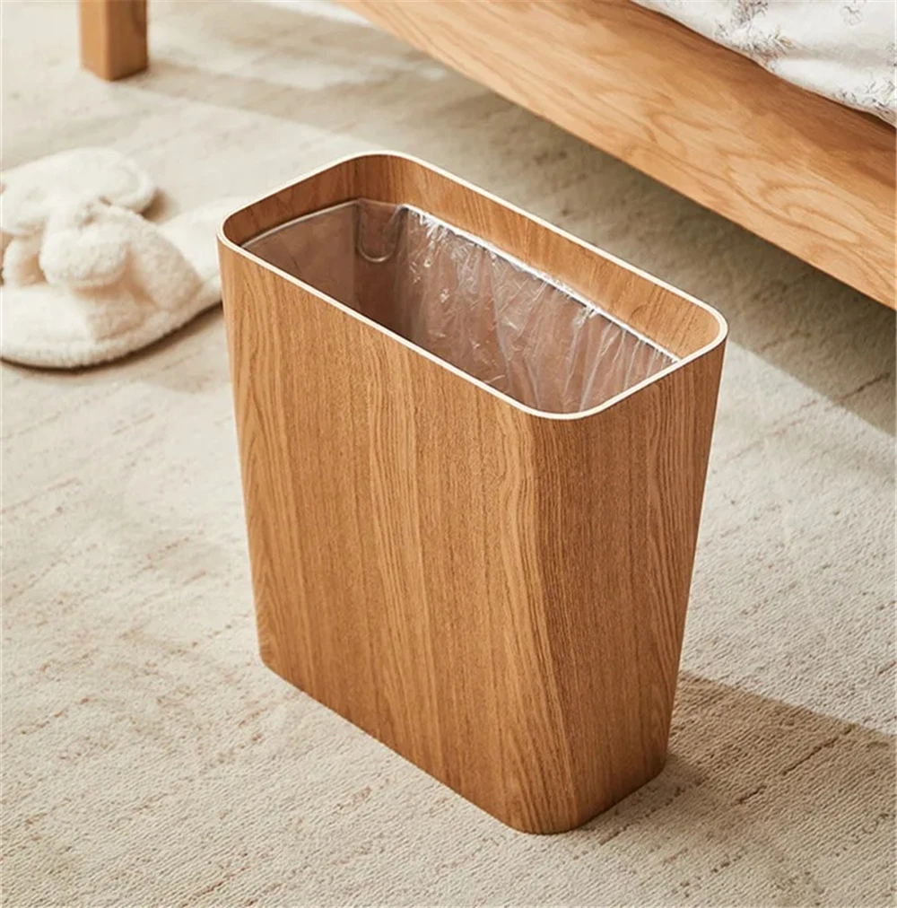 カグラボ Teak trash can チーク無垢材ゴミ箱 北欧家具風 カグラボ Teak trash can チーク無垢材ゴミ箱 北欧家具風