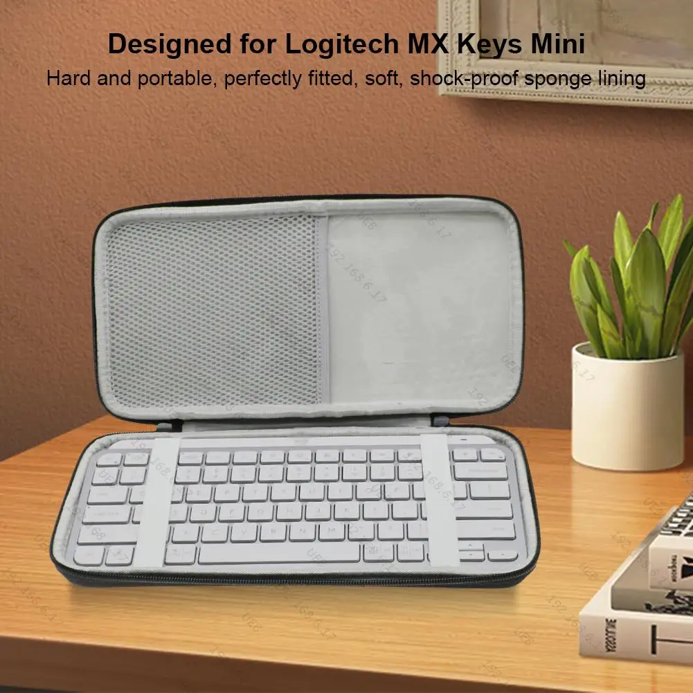 Illuminated Keyboard Protective Storage Case - Compact Carry Bag