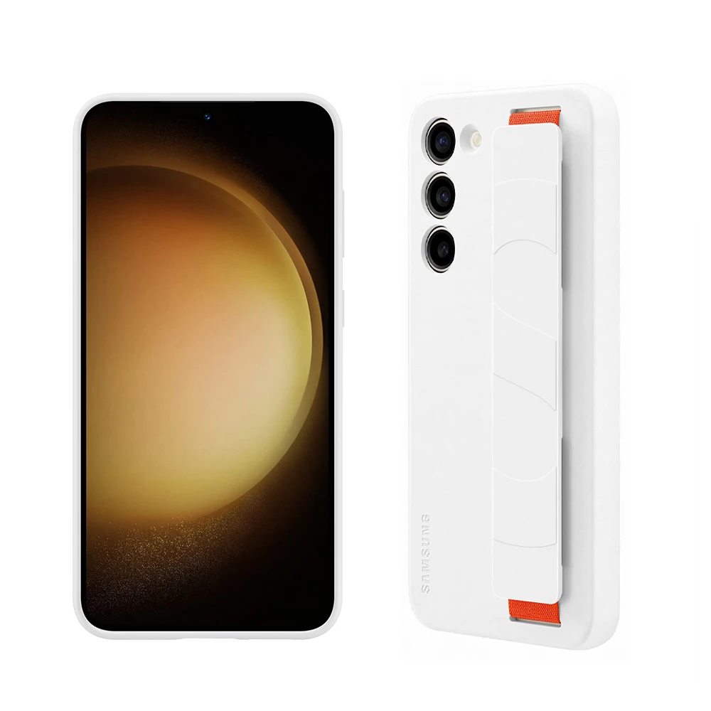 Premium Silicone Grip Case with Elastic Wrist Strap - Shockproof Back Cover