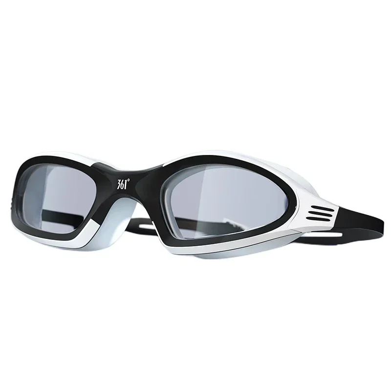 HD Waterproof Anti-Fog Swimming Goggles & Silicone Cap Set
