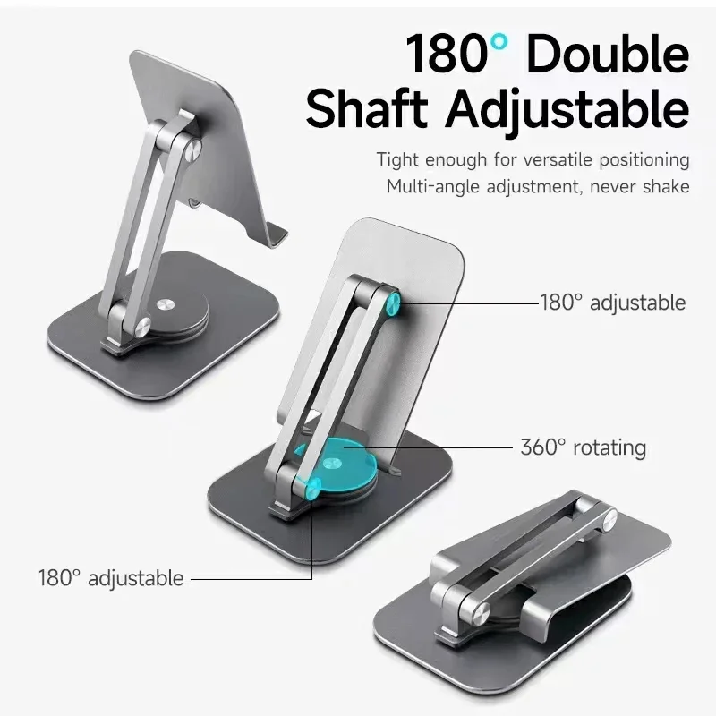 Sleek Metal Anti-Slip Tablet Stand and Holder