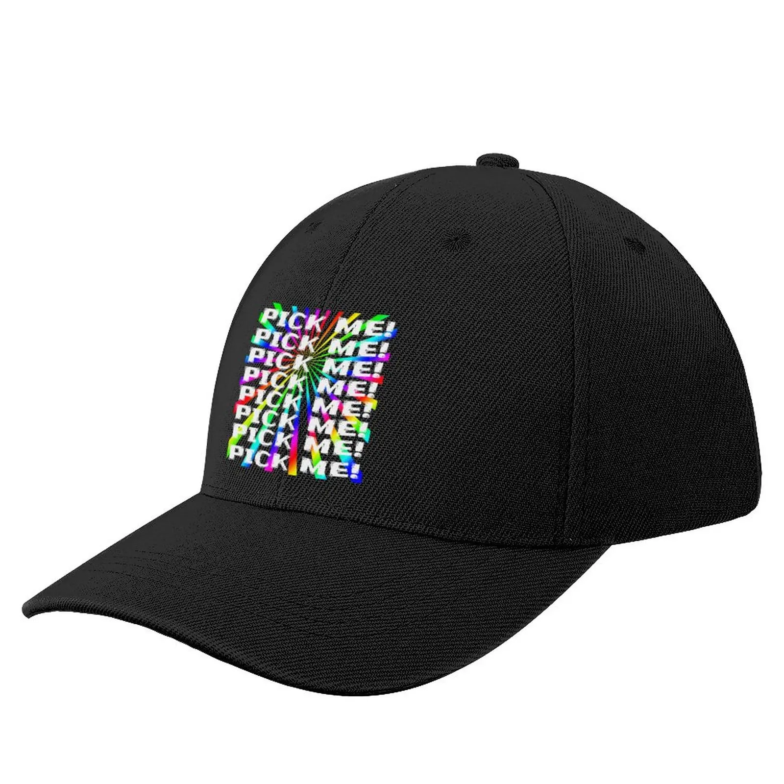 

Выберите меня! Классическая бейсболка Pick Me Rainbow Price Is Right, Кепка для гольфа, новая аниме Кепка, женские головные уборы для мужчин