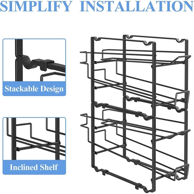 2Pack Can Beverage Dispenser Rack, Stackable Can Storage Organizer for  Pantry or Refrigerator Dispenser - AliExpress