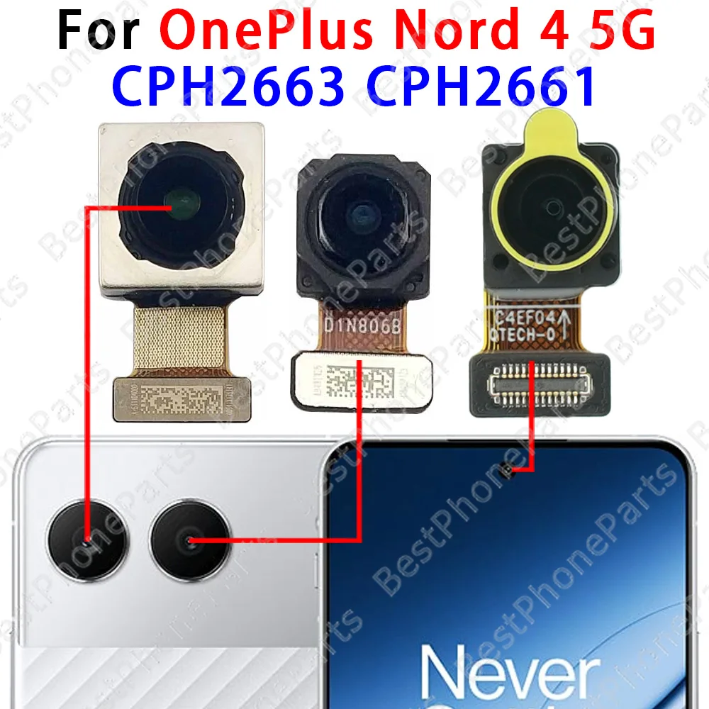 High-Resolution Front and Rear Camera Module with Flex Cable Replacement Spare Parts