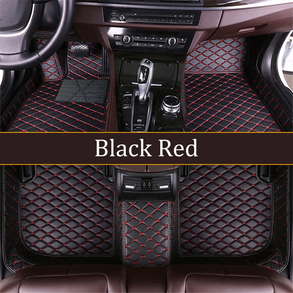 

Full Surround Custom Diamond Checkered Car Floor Mat for Tesla Model-3 Model-S Model-X model Y Car Carpet
