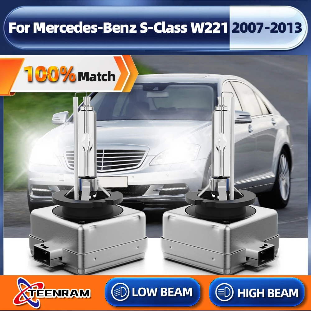 2Pcs D1S HID Kit Xenon Bulbs Replacement Car Light 12V 35W 6000K