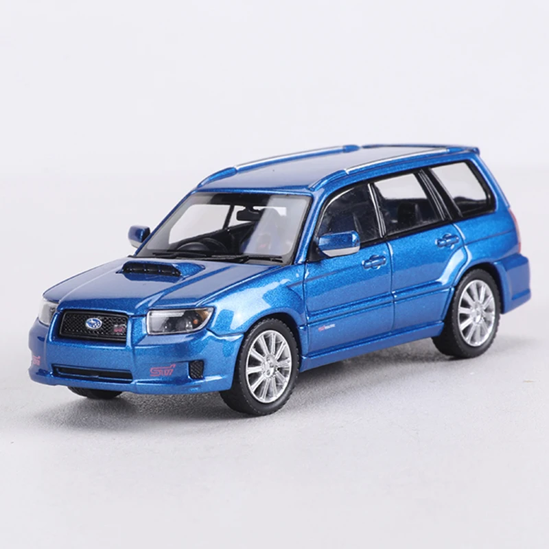 Fiberrun 1:64 Forester SG9 Blue/White Alloy Model Car - AliExpress