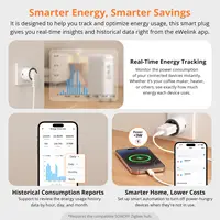 1-4 PCS SONOFF S60ZB EU iPlug Zigbee Smart Plug Energy Monitoring Wireless Socket Timer Smart Switch Work With Google Home Alexa - Image 4