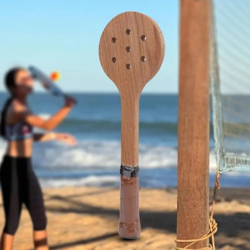 Cucchiaio In Legno Per Allenamento Tennis – Aiuto Per Precisione Di Swing Con Puntatore – Include Custodia In Tessuto