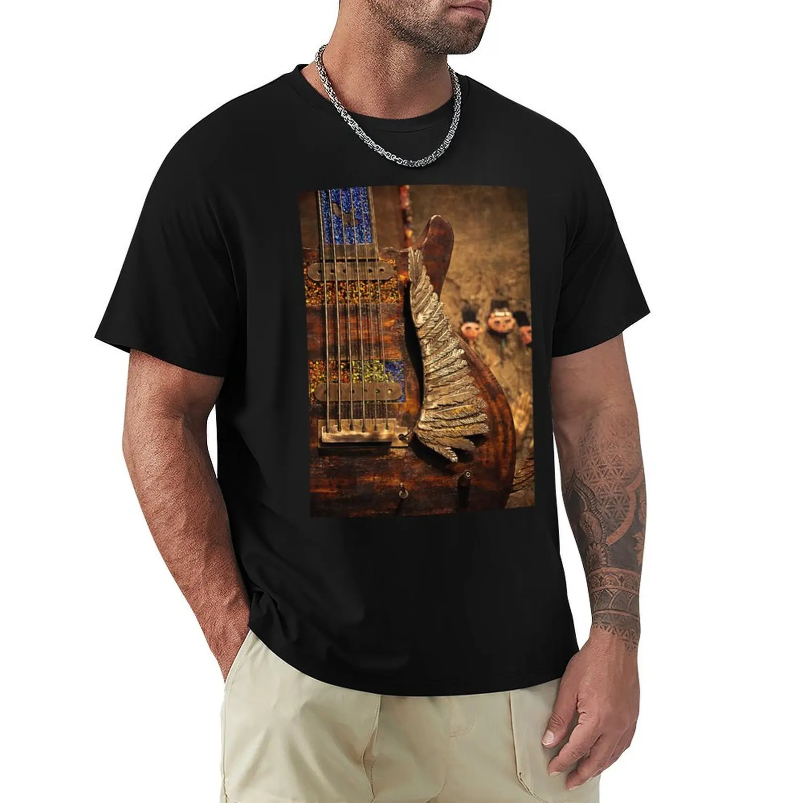 Camiseta de alas de la leyenda de Las Vegas para hombre, ropa de talla grande, diseño de aduanas, top de verano