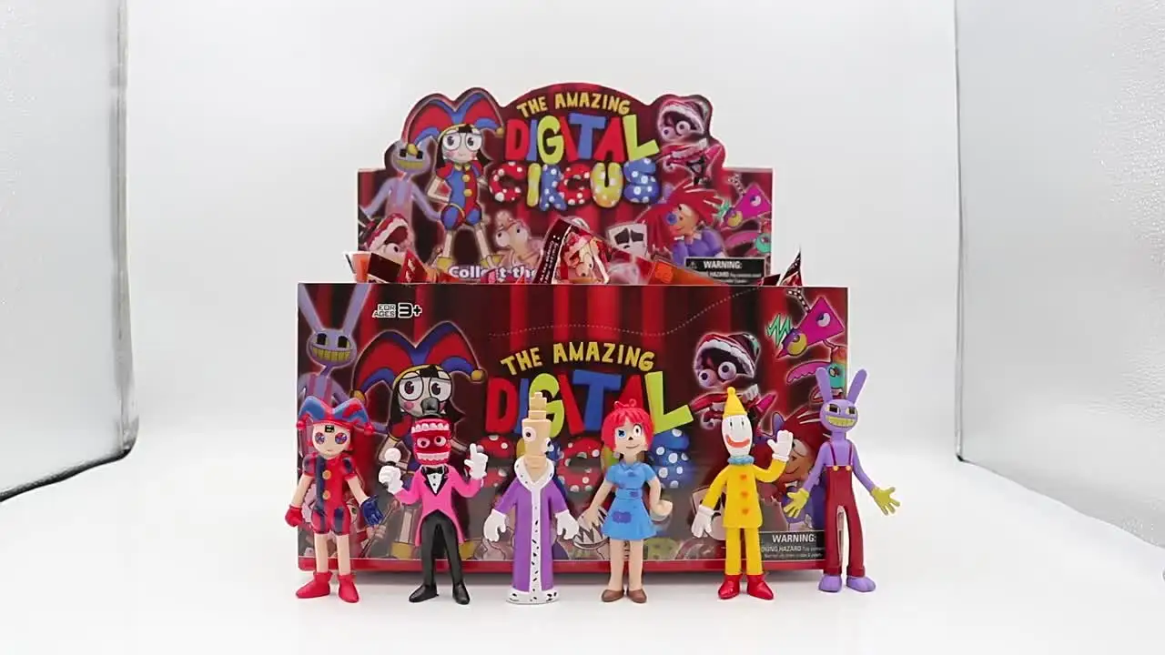 The Amazing Digital Circus Figure Card Toy Pomni Jax Kagatha