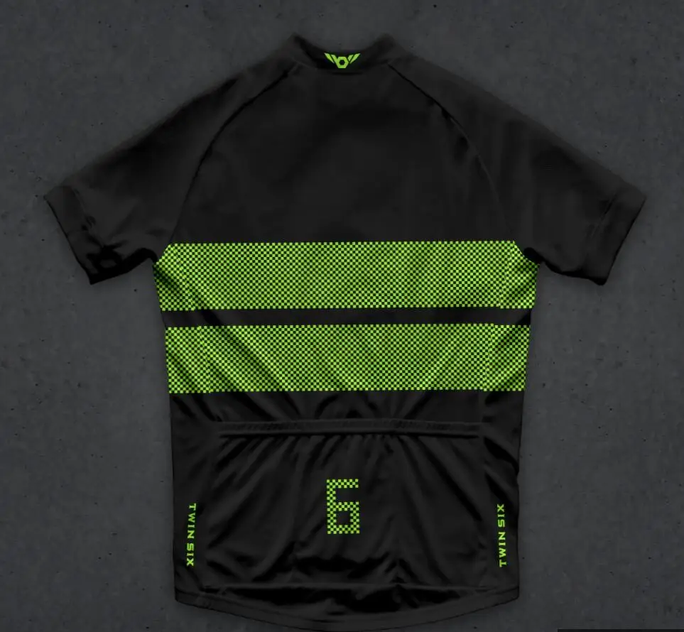 thumbnail image 1 of Camiseta de ciclismo TWIN SIX 6 estilo línea de meta, ropa de ciclismo de carretera transpirable de manga corta de verano, 1 of 5