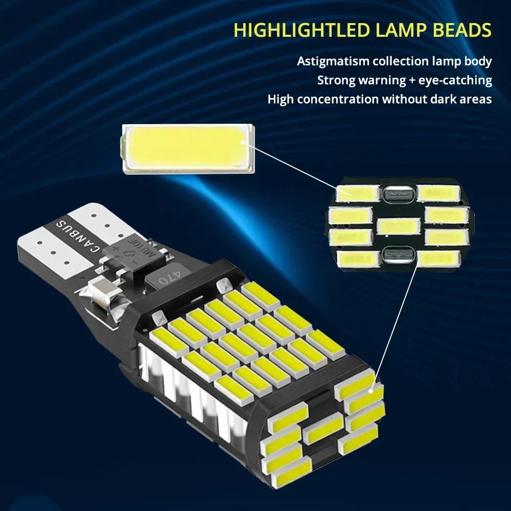 Ϲ  ڵ , Ʈ  õ, Conzida, T15 LED Ba15s 1156 1157, W16W, 45SMD, 4014 ȭƮ, 12V, 4 