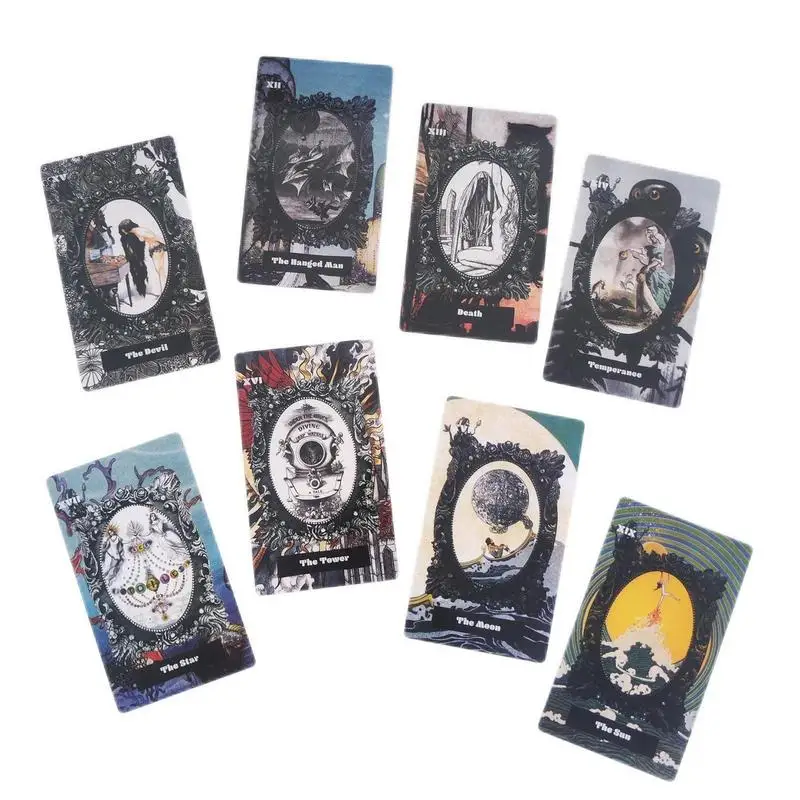 Seawitch Tarot 78pcs English Oracle Card Party Game Mysterious Divination Deck Family Friend Game Party Favor Gift Tarot Card 2