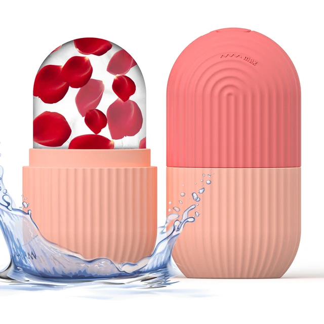 Moule à glaçons en silicone pour le visage, 1 pièce, pour la beauté et les soins de la peau, rouleau à glace pour le visage 1