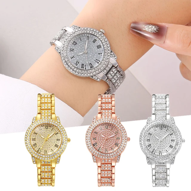 Diamond Watch Rhinestone Womens Sparkly Watches Fashion