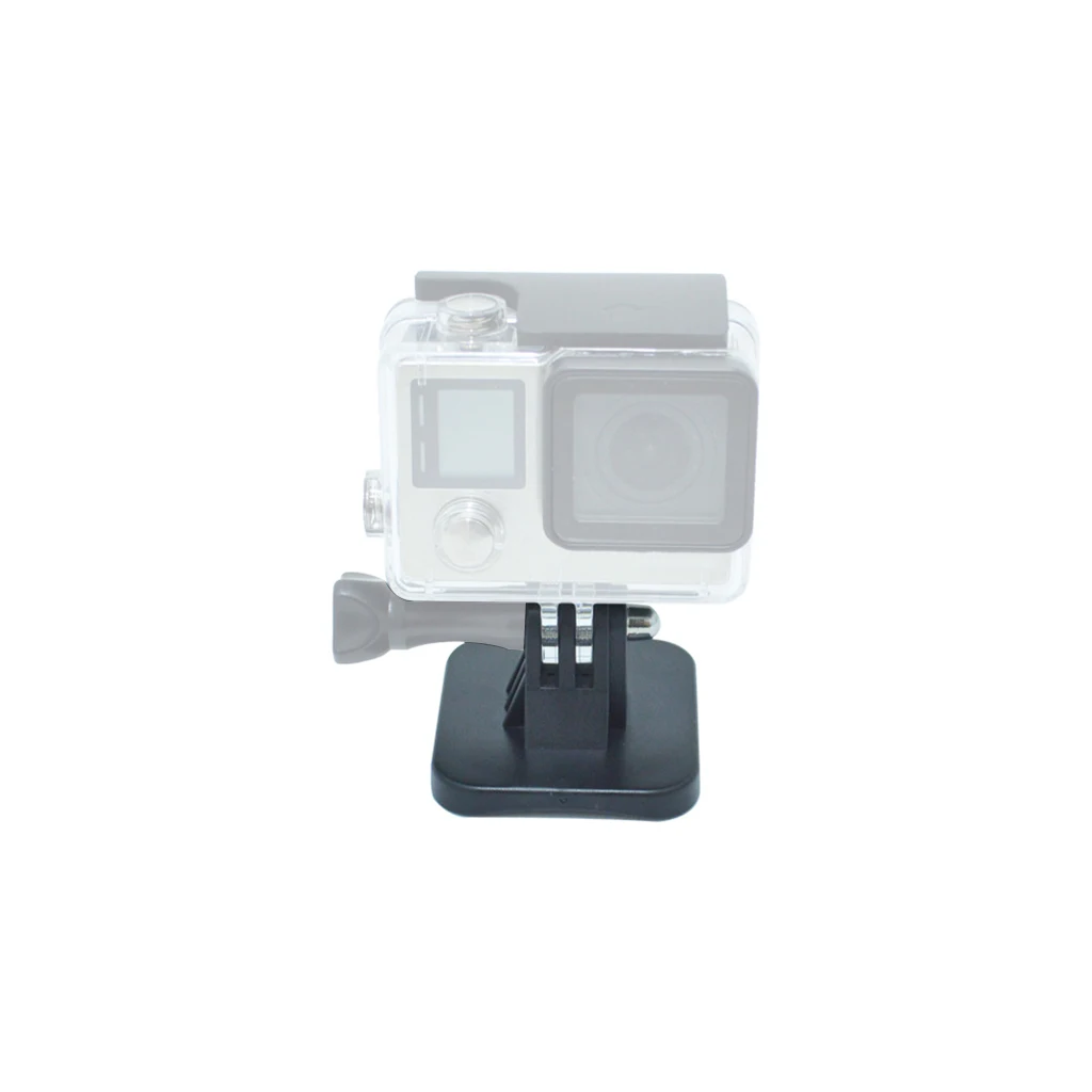Lot de 2 bases adhésives pour trépied GoPro, plate et incurvée, emballage d'origine.