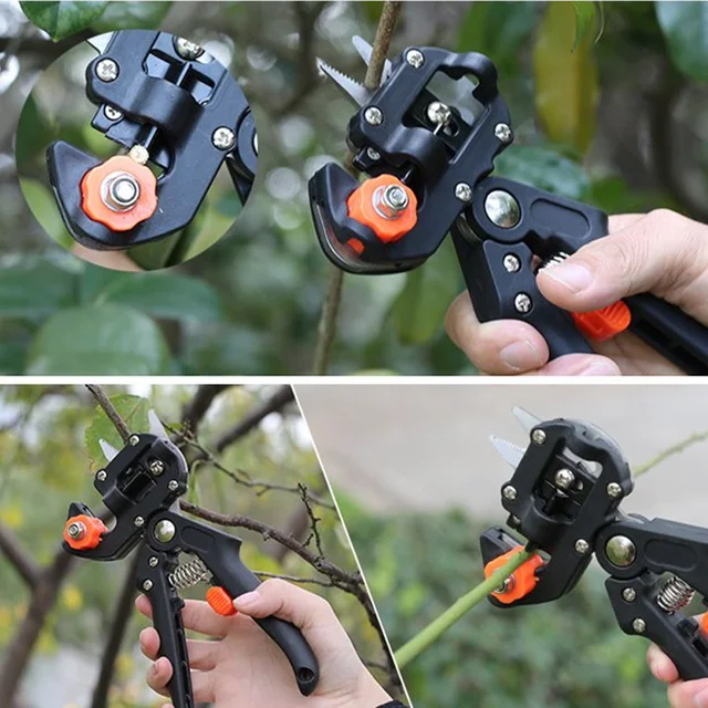Oltó Olló Gyümölcsfa Oltás Rügyvágó Fa Szerszámok Secateurs Szerszámvágó Metsző - Image 4