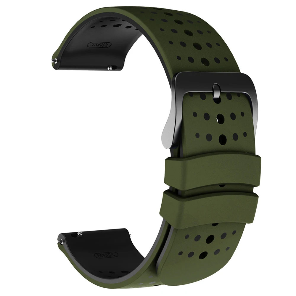 Universal Silicone Watch Strap - 20mm/22mm – Premium Replacement Band for Sports and Smart Watches