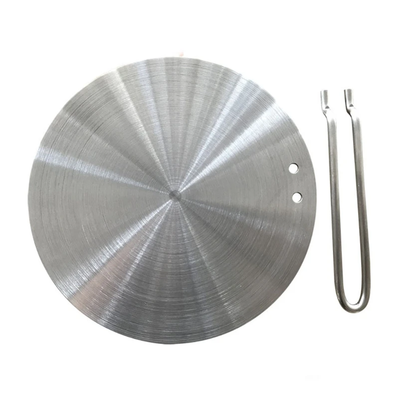 

Heat Diffuser Stainless Steel Induction Adapter Plate Removable Handle Milk Cookware Induction Hob Heat Cooking Diffuser