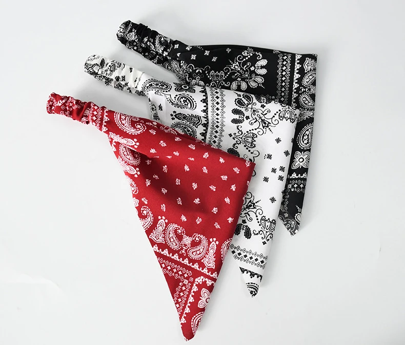 Damen-Bandana, 1 Stück, modisches Paisley-Print-Stirnband für Damen, sonnenschützendes, schweißabsorbierendes, elastisches Kopftuch, geeignet für den Außenbereich – Detail 3