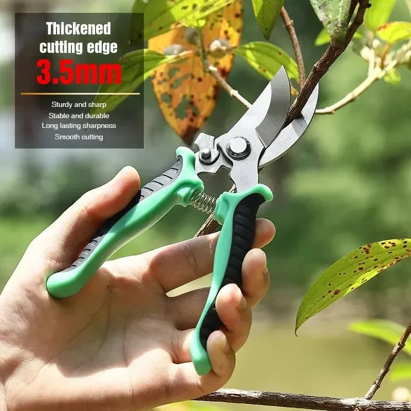 Garden Scissors Professional Sharp Bypass Pruning Shears Tree Trimmers Secateurs Hand Clippers For Garden Beak Scissors