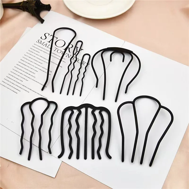 Hair Accessory Simple Lazy Person Hair Curler Hairpin Accessories for Women Ball Head Curling Tool U-shaped Comb Braided Hair Artifact Headwear hair accessory pearl hairpins hair stick hair clip hair headdress bridal headwear hair band crown hair comb