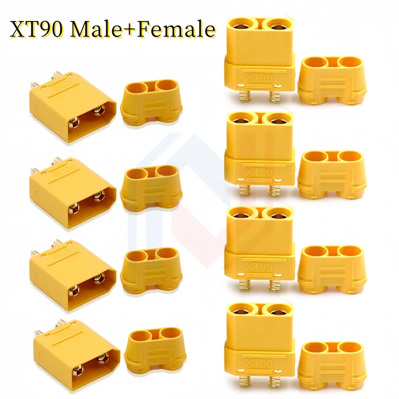 Connecteurs XT90 Femelle et Mâle Lot 1-4 Pièces pour Batterie RC