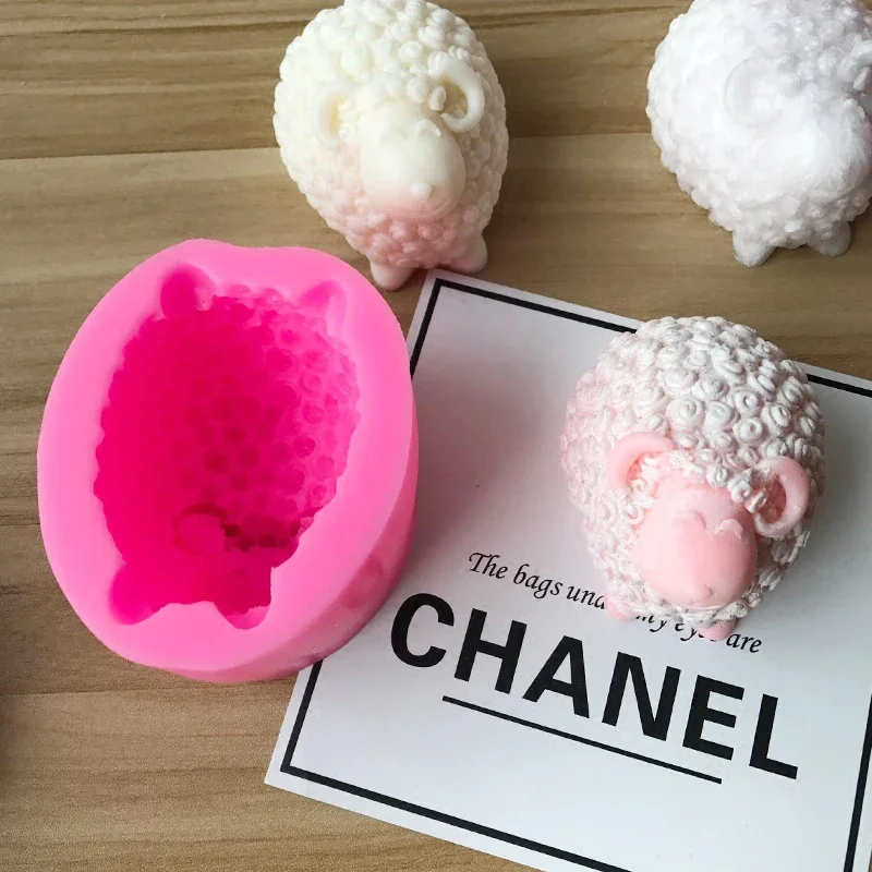 Stampi Silicone Agnello 2 Pezzi - Per Candele E Sapone Fai Da Te, Resistente Al Calore -40°C A +230°C