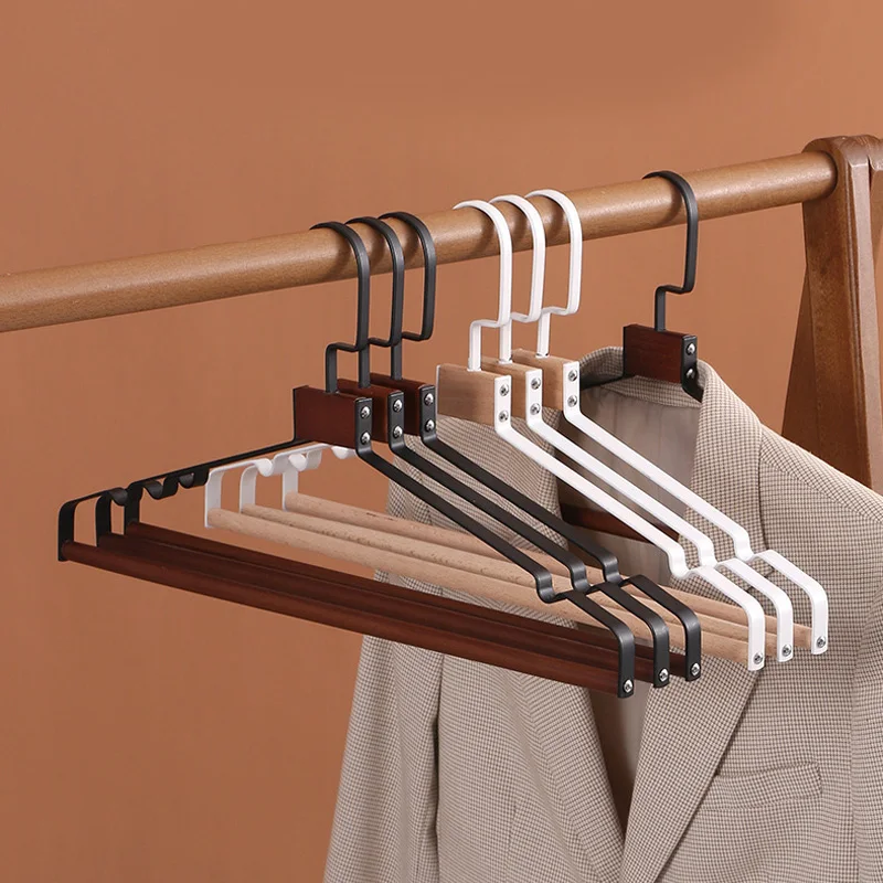 

5pcs Retro Iron Coat Hanger Household Clotheshorse Vintage Metak Shirt Pants Hanging Display Rack Home Clothes Organizer Hanger