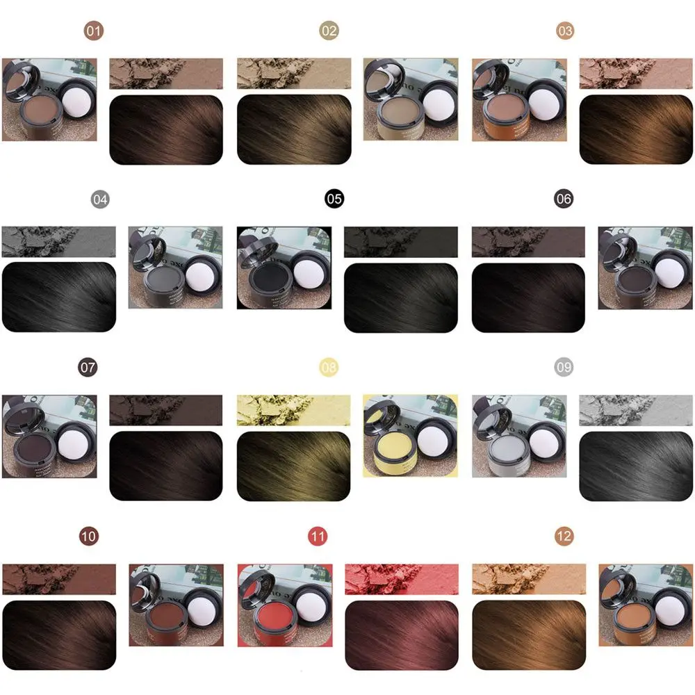 Natural Cover Bald Coverage Hair Fluffy Hairline Powder Forehead Trimming Hairline Shadow Hair Filling