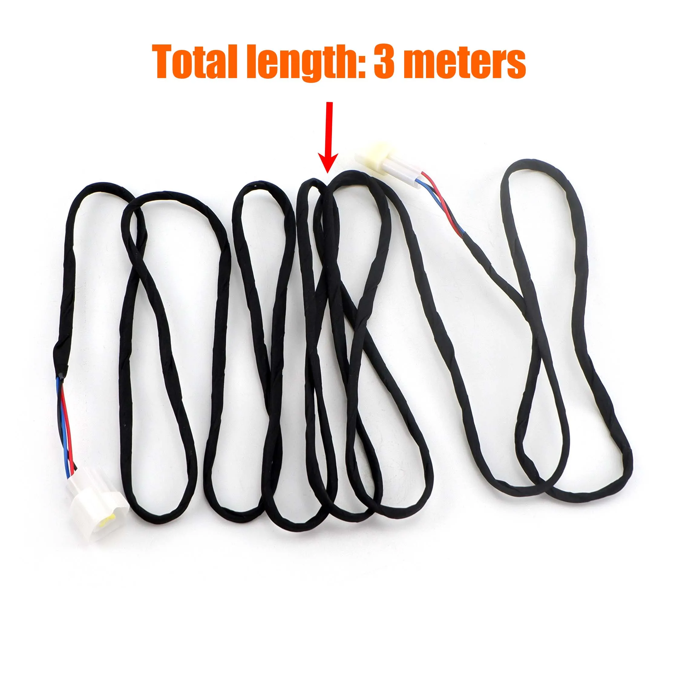 3 or 4 Meters Extension Cable for Control Panel 12V / 24V Air Diesel Heater Wiring Harness Loom Triangel Plug