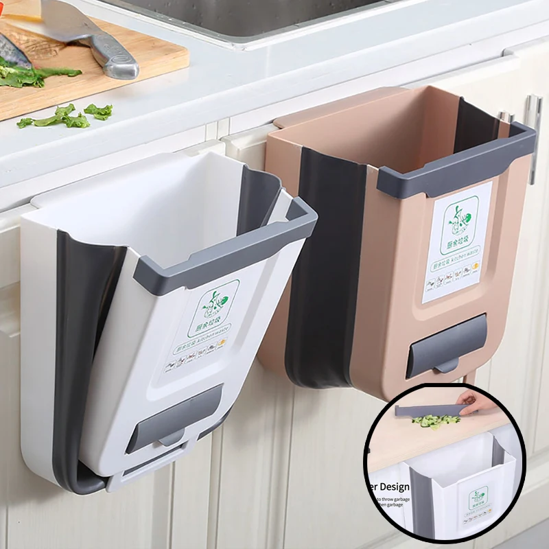 Trash Can Kitchen Wall-mounted Folding