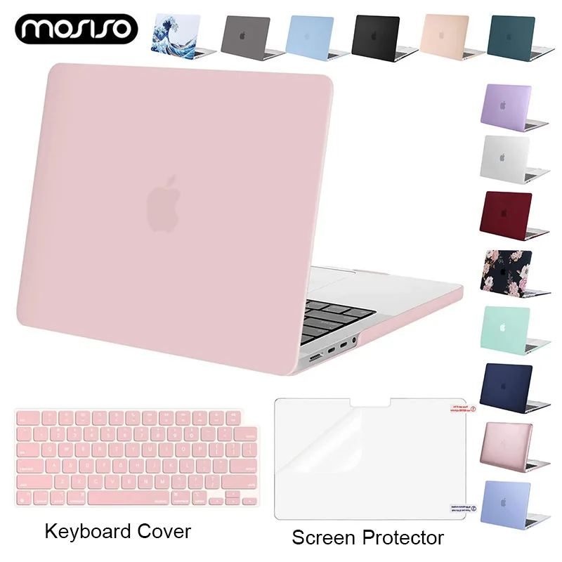 

Hard Shell Laptop Case for MacBook Pro Air 13 14 inch M1 A2337 A2442 A2338 A2179 A1932 A2289 2020 2021 2022 Mac Plastic Cover