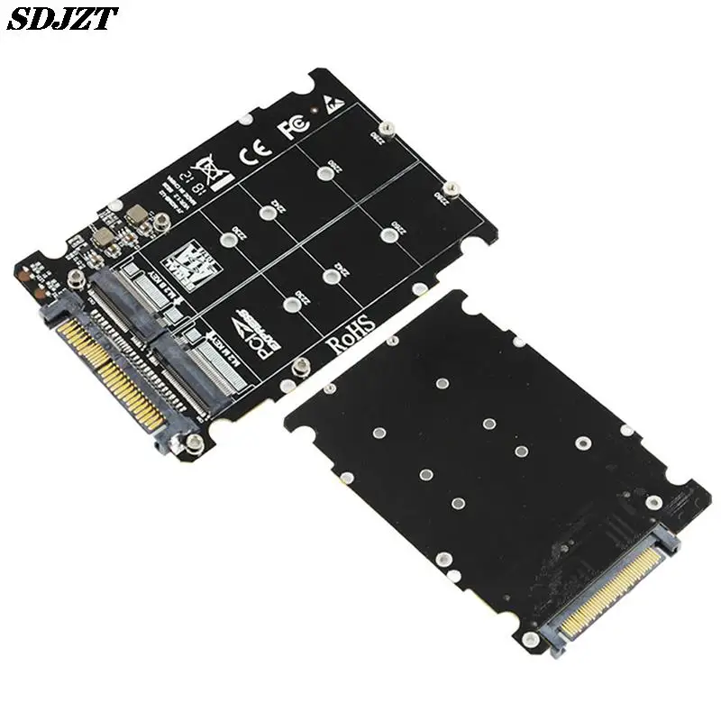 Adaptador M 2 SSD Para U 2 2 Em 1 M 2 NVMe SATA Bus NGFF SSD Para PCI E adaptador-m-2-ssd-para-u-2-2-em-1-m-2-nvme-sata-bus-ngff-ssd-para-pci-e