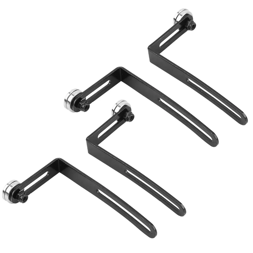 RC 메탈 L 브래킷 자동차 쉘 바디 마운트 L 브래킷 (자석 포함) Axial SCX10 1/10 스케일 RC 크롤러 바디 마운트 L 브래킷용