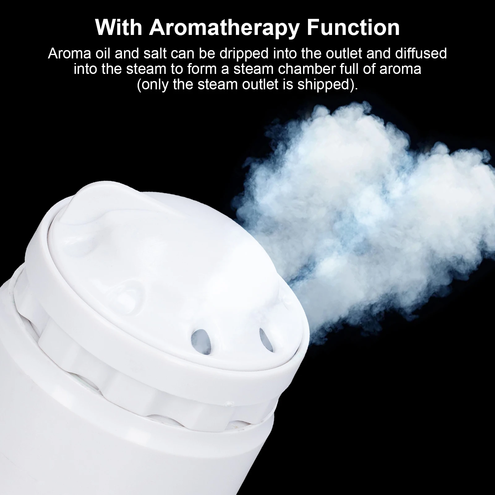 Steam Outlet G1/2 Male Thread Steam Generator Nozzle for Sauna Room SPA Room with Aromatherapy Function Shower Room Steam Outlet 6