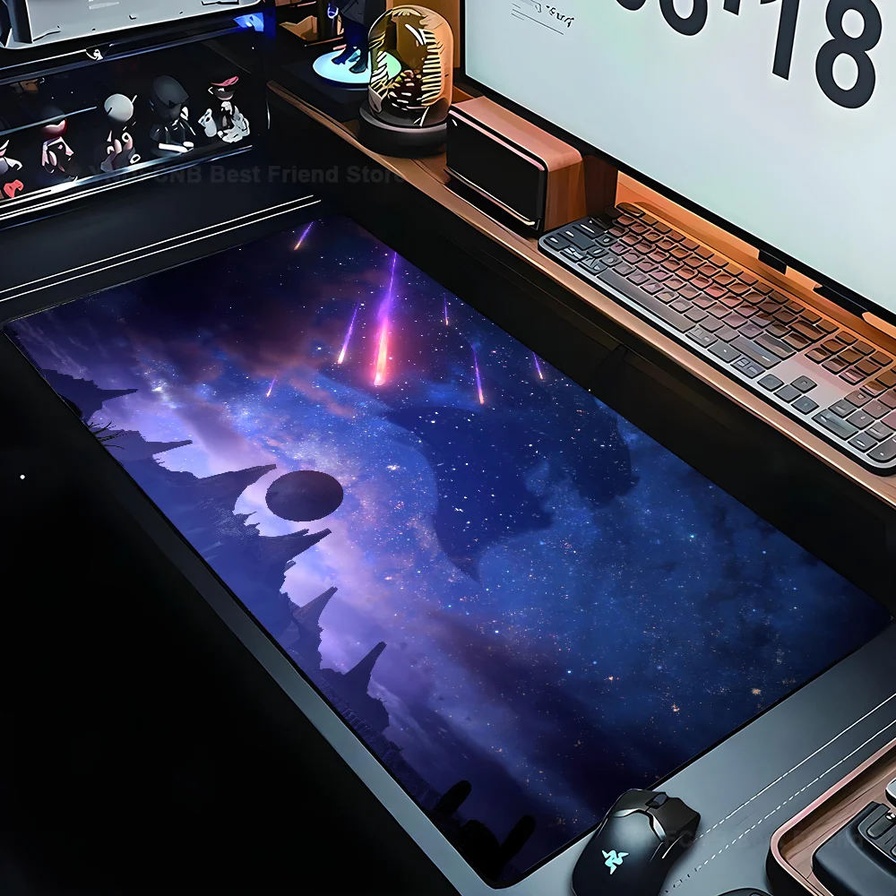 Коврик для мыши Aurelion Sol League of Legends, коврик для мыши, Настольный коврик с подкладкой, игровые аксессуары, первоклассный игровой коврик для клавиатуры XXL