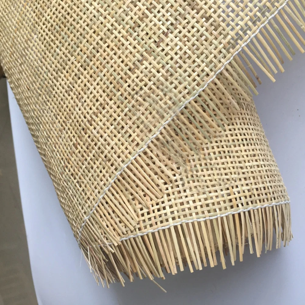 Hessian Fabric Roll Natural Cane Rattan Webbing Mesh Roll Rattan Roll  Fabric for Furniture Chair Cabinet Ceiling for Upcycle Furniture Repair,  DIY