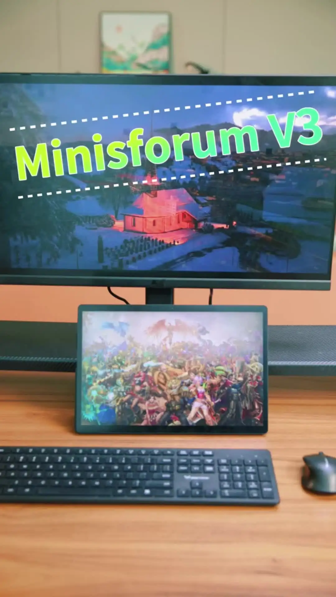 熱い！ Miniforums V3 SE 世界初のAMD 3-in-1 Windowsタブレット