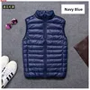Ultra-Light down Vest Men's Spring Autumn Winter Faion Ci Sle Youth Casual Wear Stand Fit Non-Iron Treaent