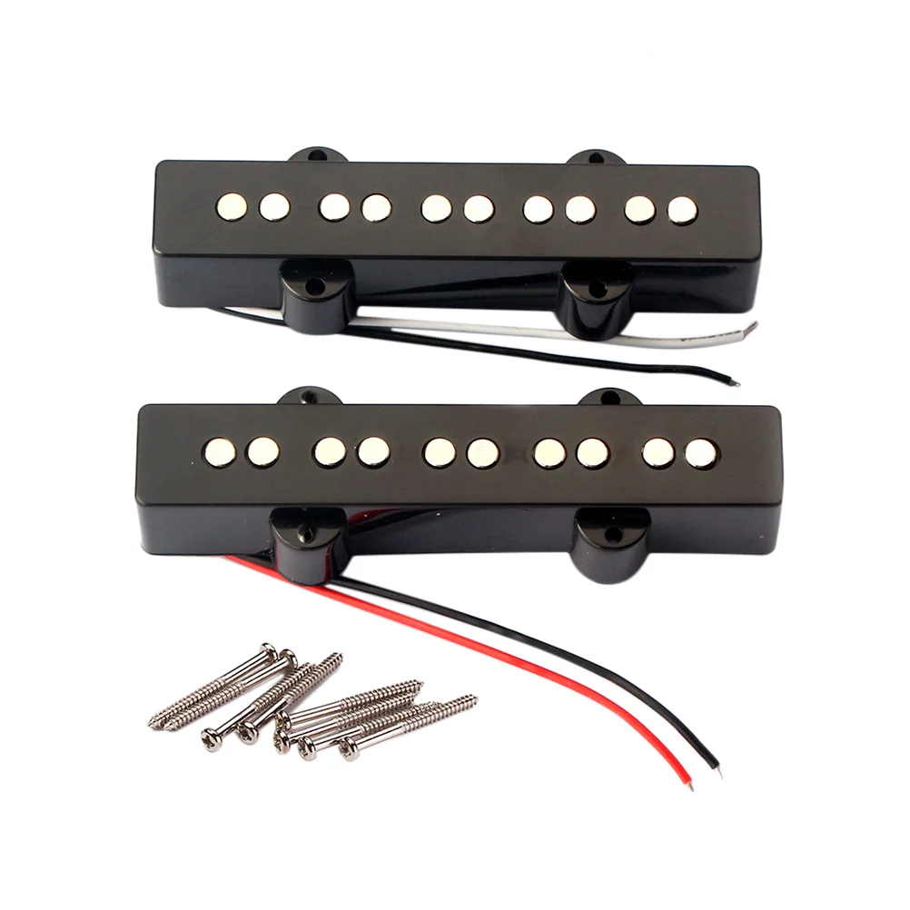 

Electric Bass Pickups Bridge Neck Pickups Set for Jazz JB Bass Guitar Open Style Guitar Parts and Accessories GMB08