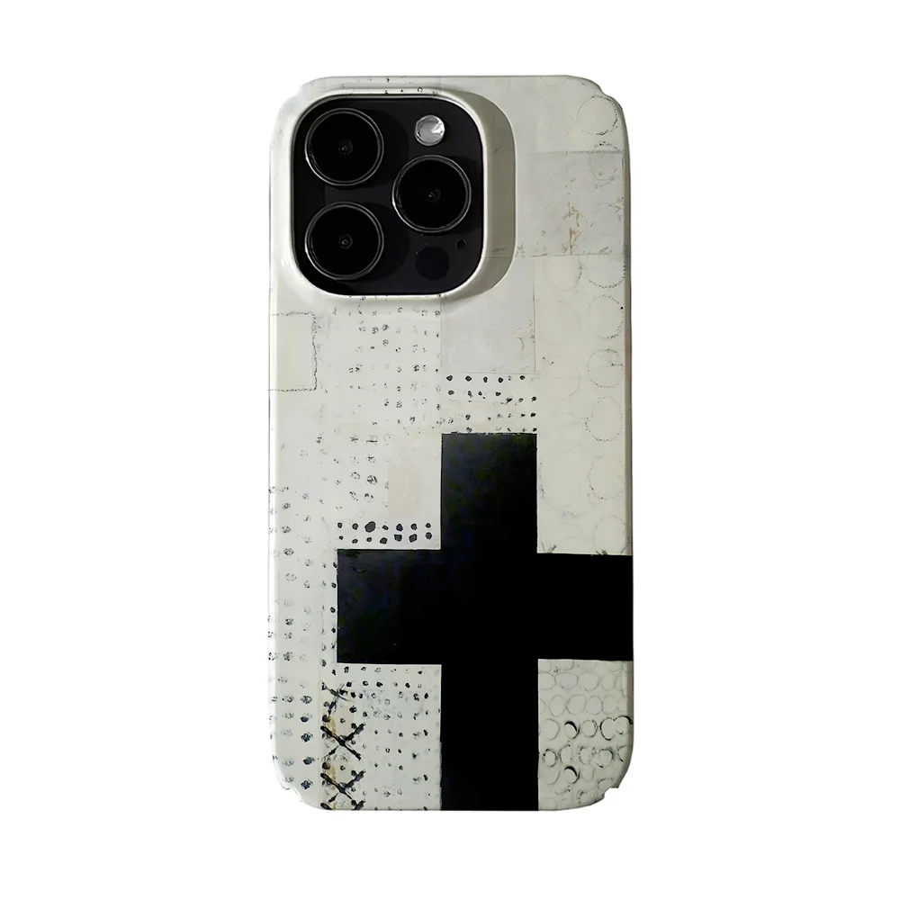 รูปสินค้า เคสกากบาทเรโทร ปกป้อง iPhone ทุกรุ่น
